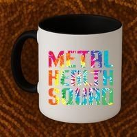 Mental Health Squad Tie Dye Coffee Mug thumb 2