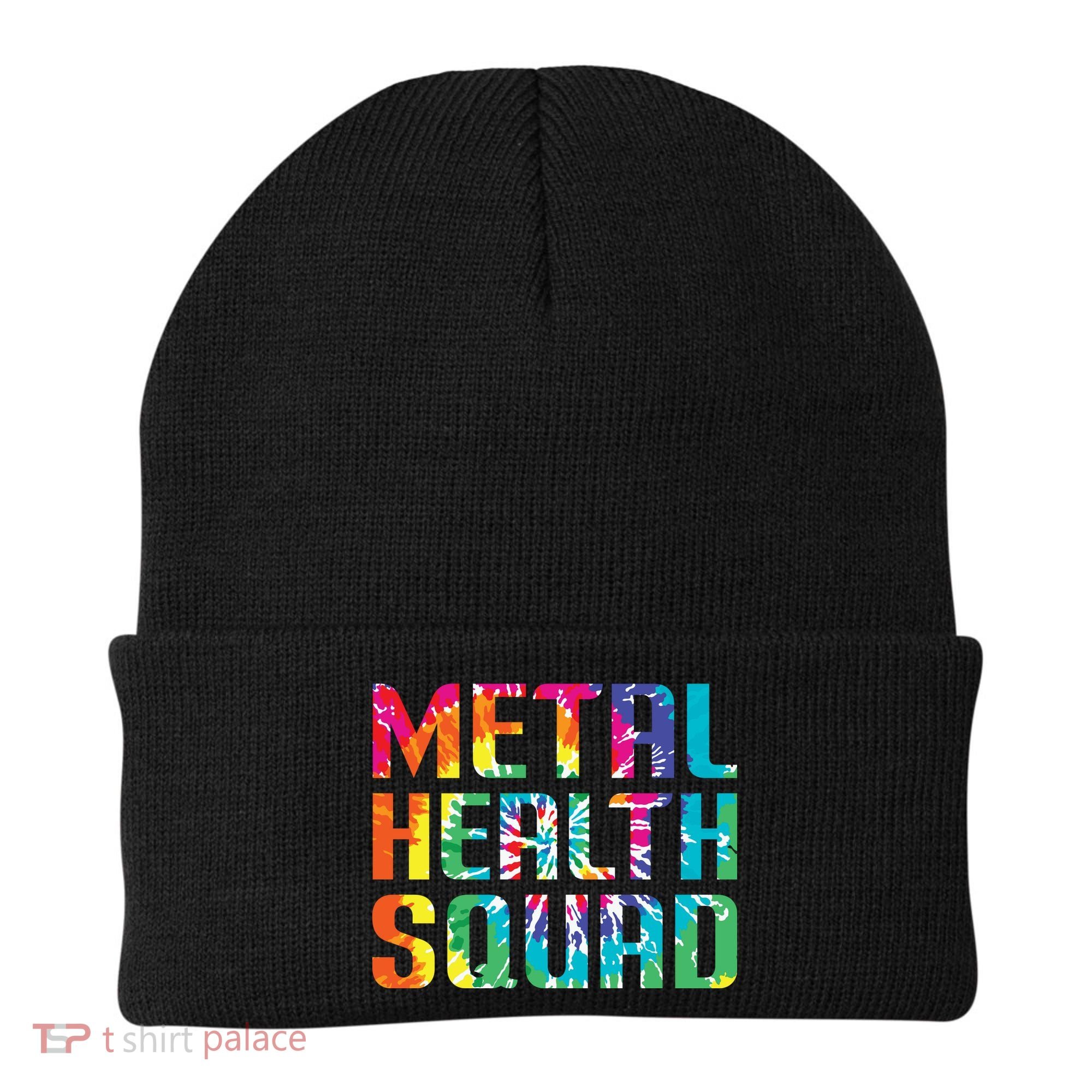 Mental Health Squad Tie Dye Beanie
