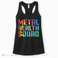 Mental Health Squad Tie Dye Women's Tank Top thumb 0