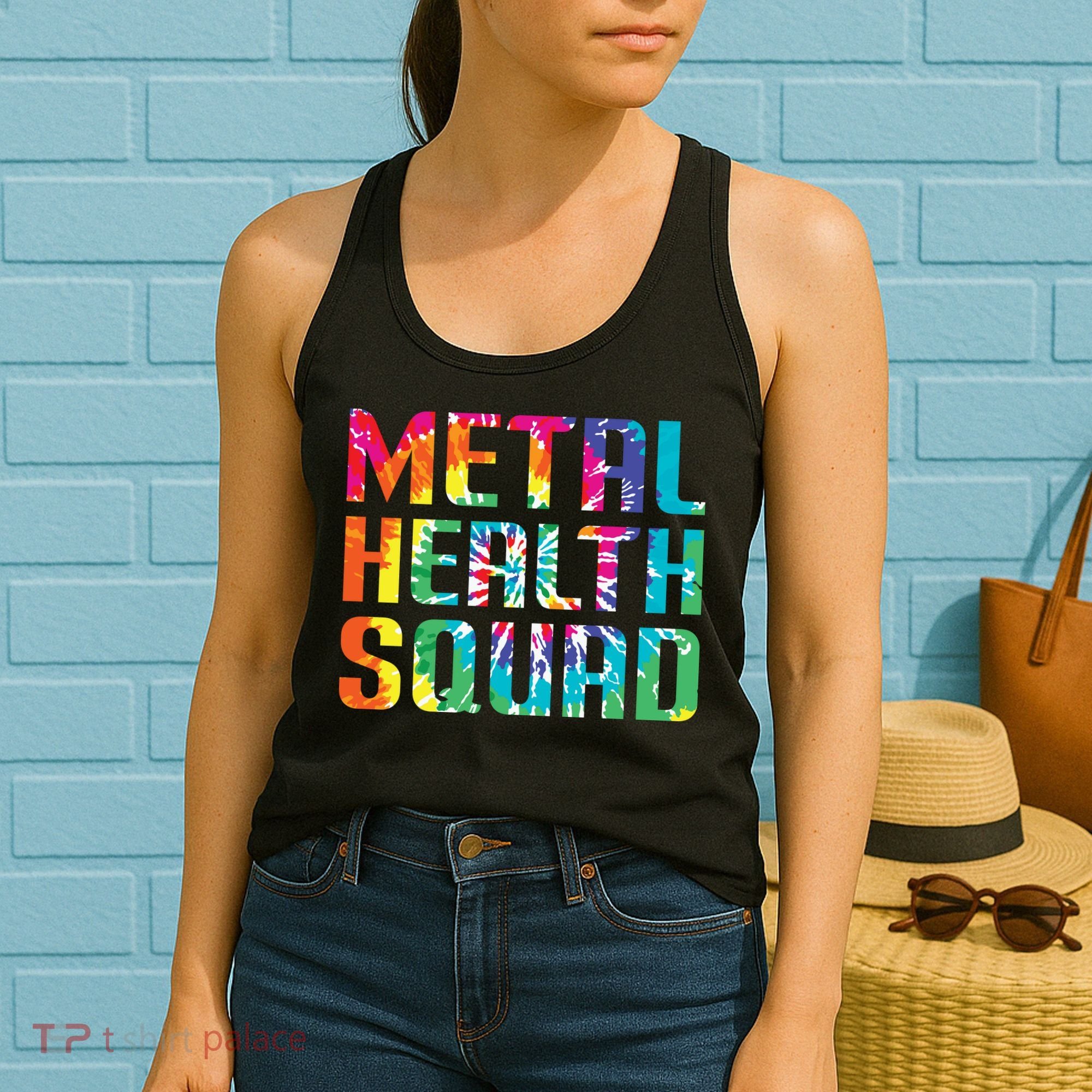 Mental Health Squad Tie Dye Women's Tank Top