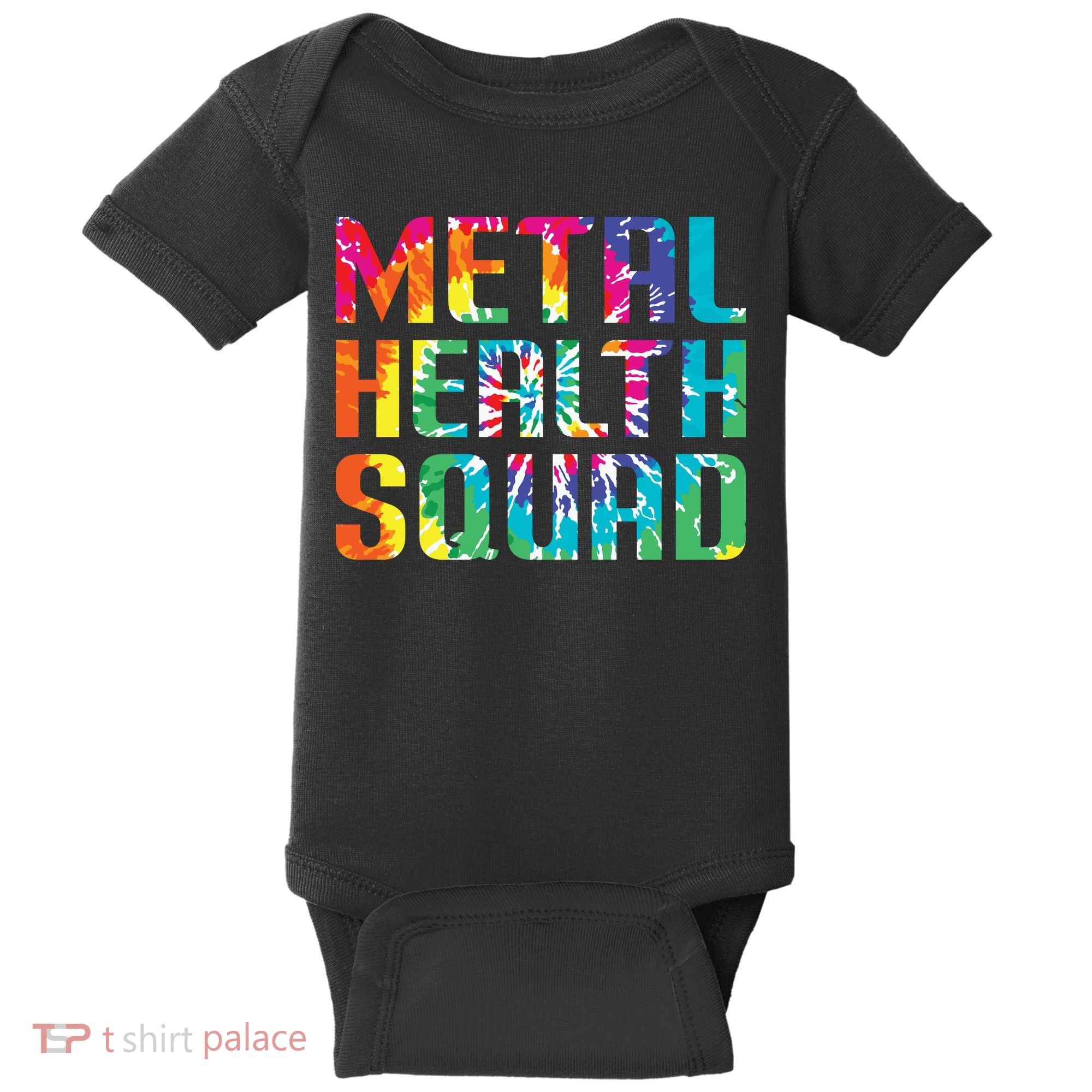 Mental Health Squad Tie Dye Baby Bodysuit