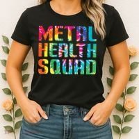 Mental Health Squad Tie Dye Women's T-Shirt thumb 2