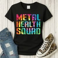 Mental Health Squad Tie Dye Women's T-Shirt thumb 3