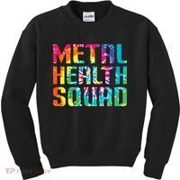 Mental Health Squad Tie Dye Kids Sweatshirt thumb 0