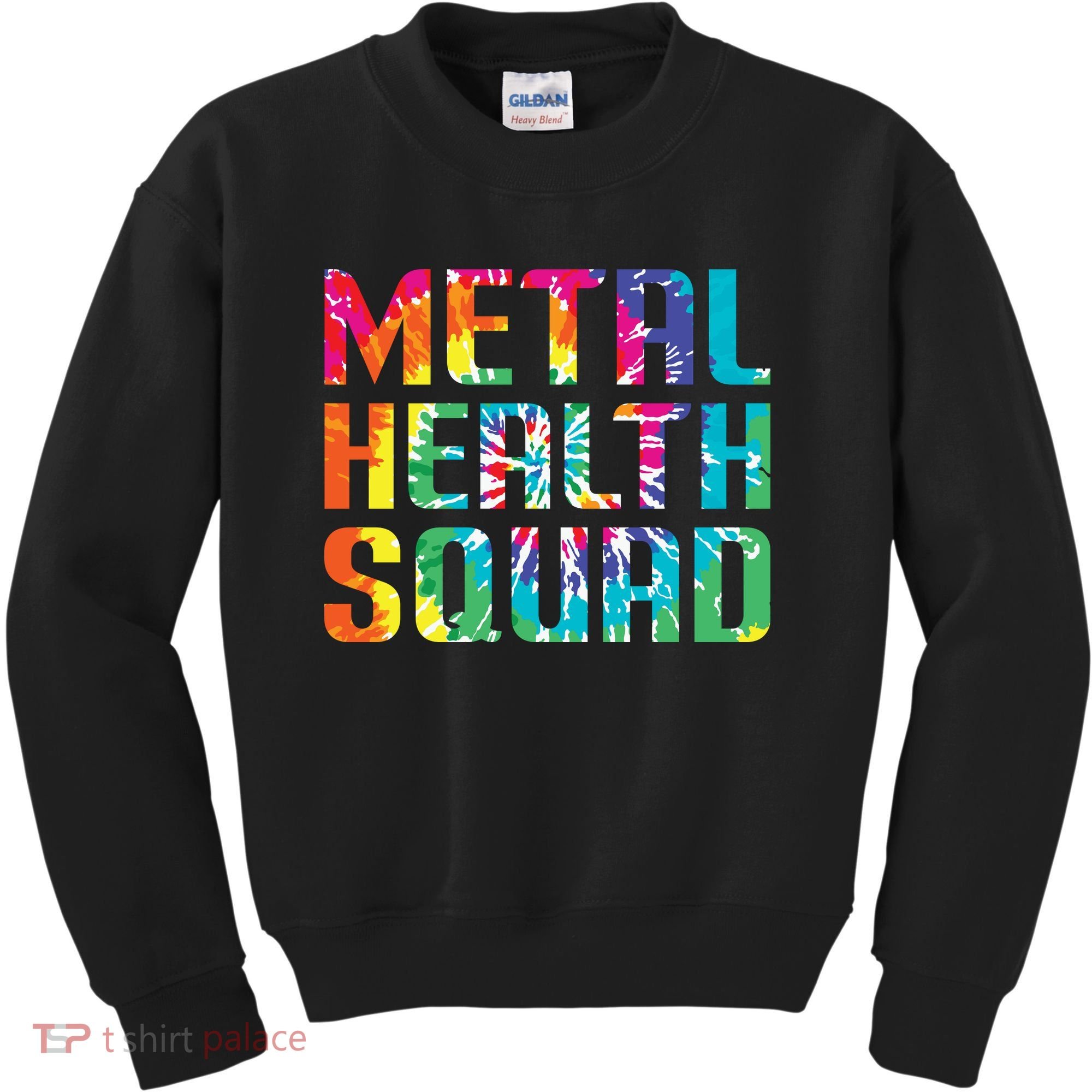 Mental Health Squad Tie Dye Kids Sweatshirt