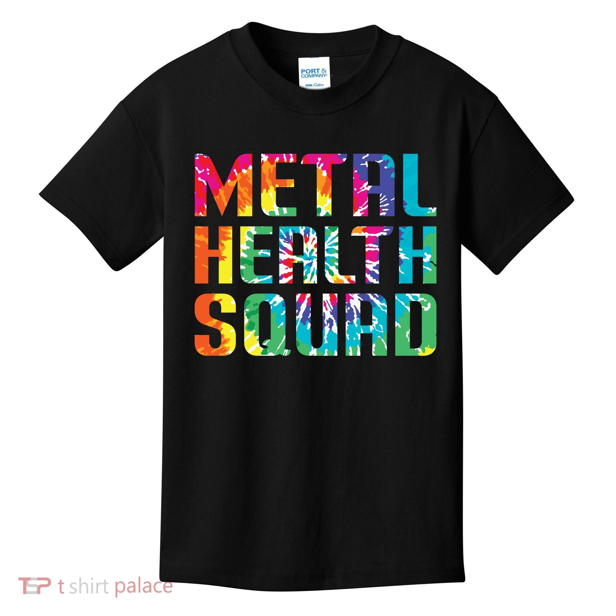 Mental Health Squad Tie Dye Kids T-Shirt