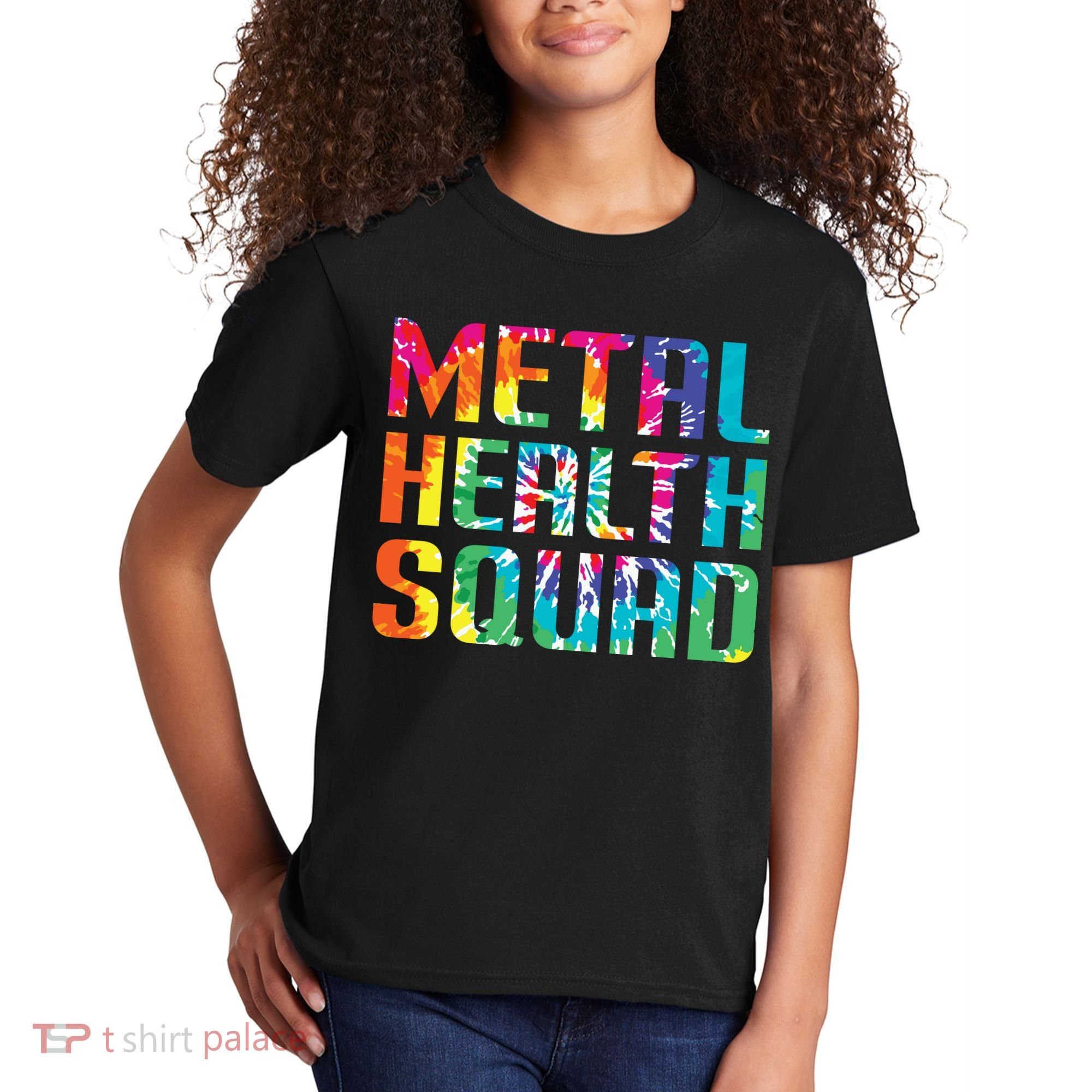 Mental Health Squad Tie Dye Kids T-Shirt