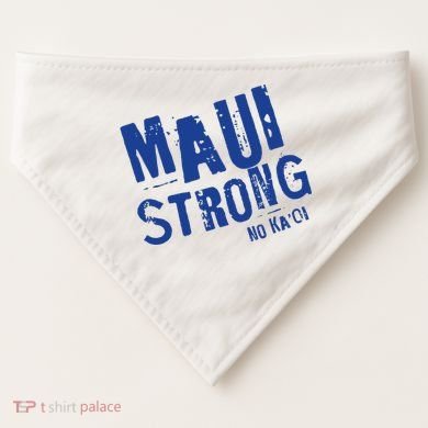 Maui Hawaii Strong USA-Made Doggie Bandana