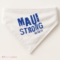 Maui Hawaii Strong USA-Made Doggie Bandana thumb 0