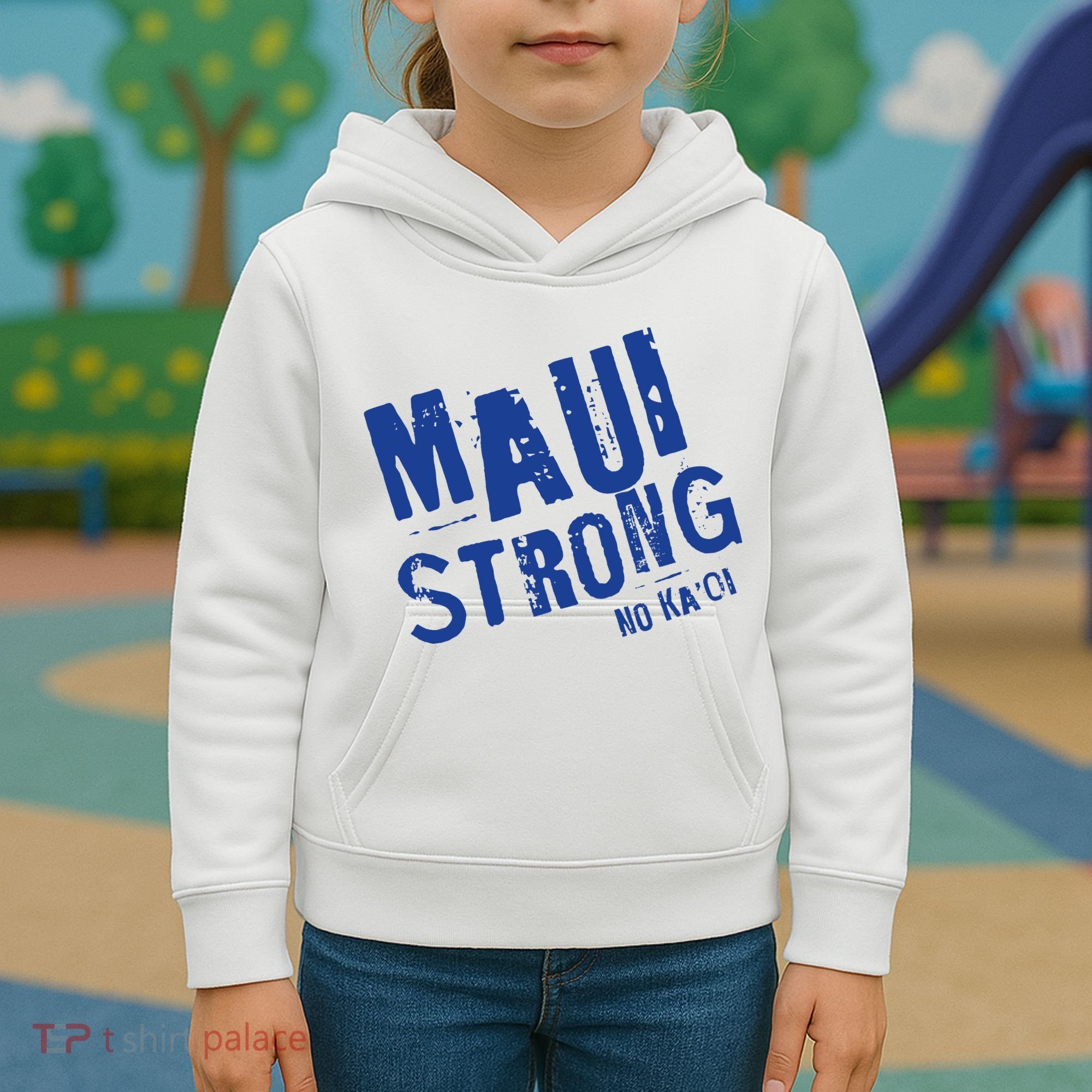 Maui Hawaii Strong Kids Hoodie