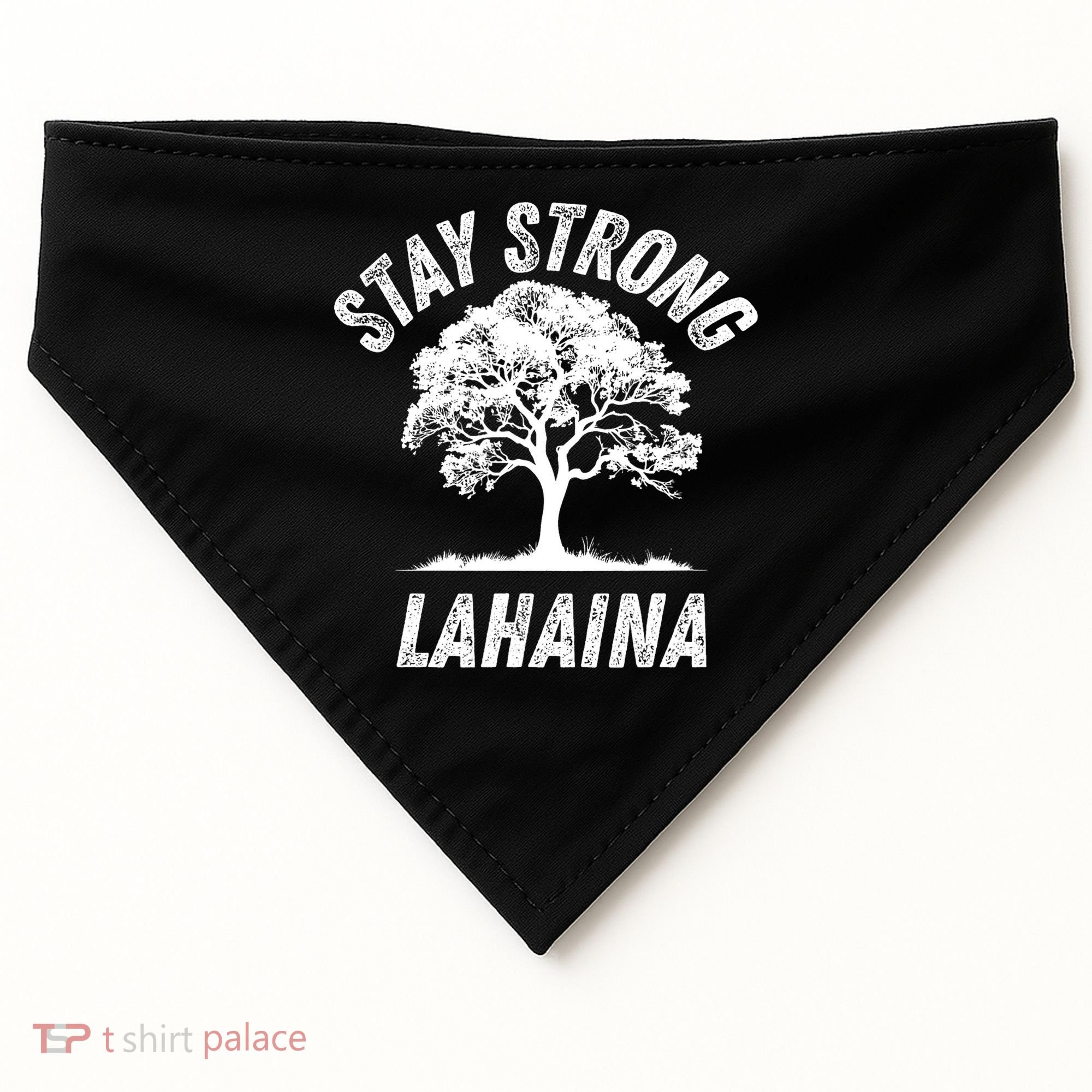 Maui Hawaii Strong Maui Wildfire Lahaina Survivor USA-Made Doggie Bandana