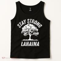 Maui Hawaii Strong Maui Wildfire Lahaina Survivor Tank Top thumb 2