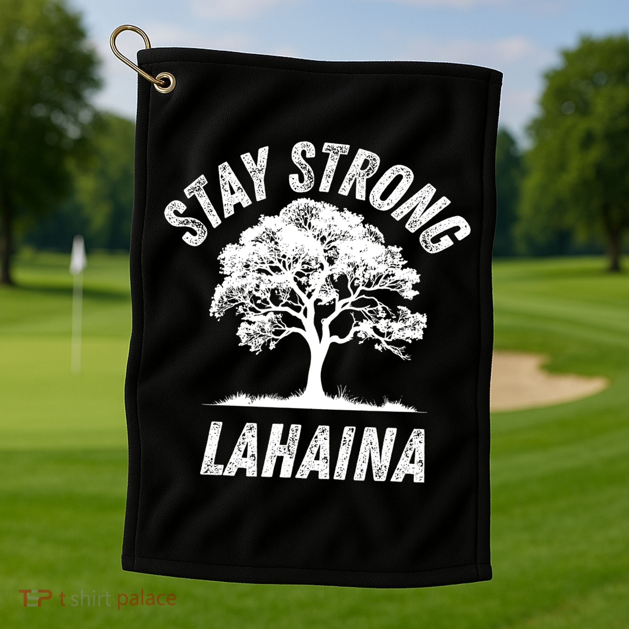 Maui Hawaii Strong Maui Wildfire Lahaina Survivor Golf Towel