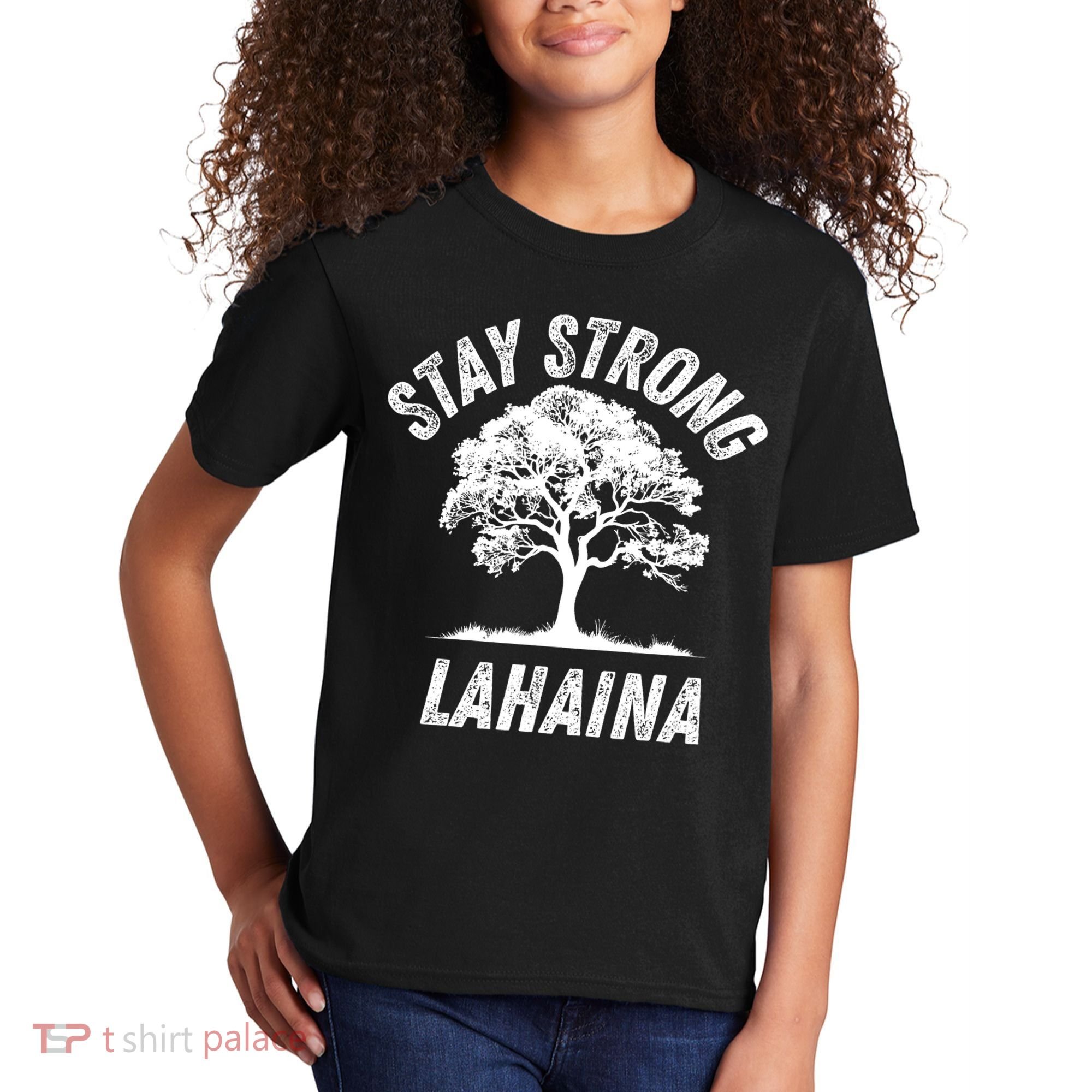 Maui Hawaii Strong Maui Wildfire Lahaina Survivor Kids T-Shirt