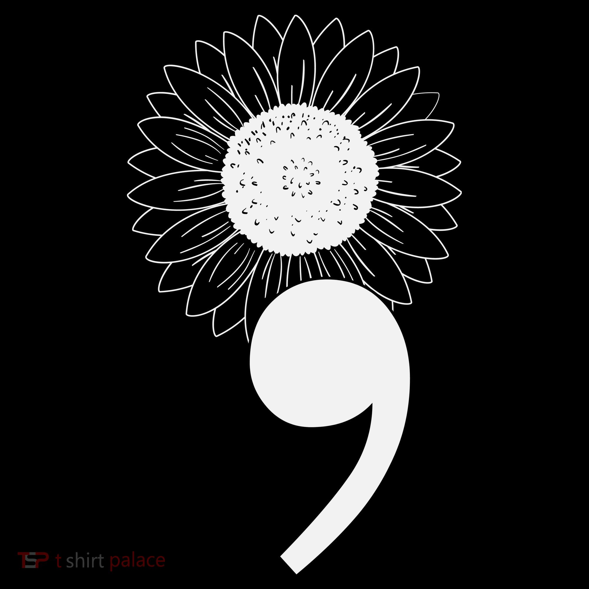 Mental Health Sunflower Semicolon Women's Hoodie