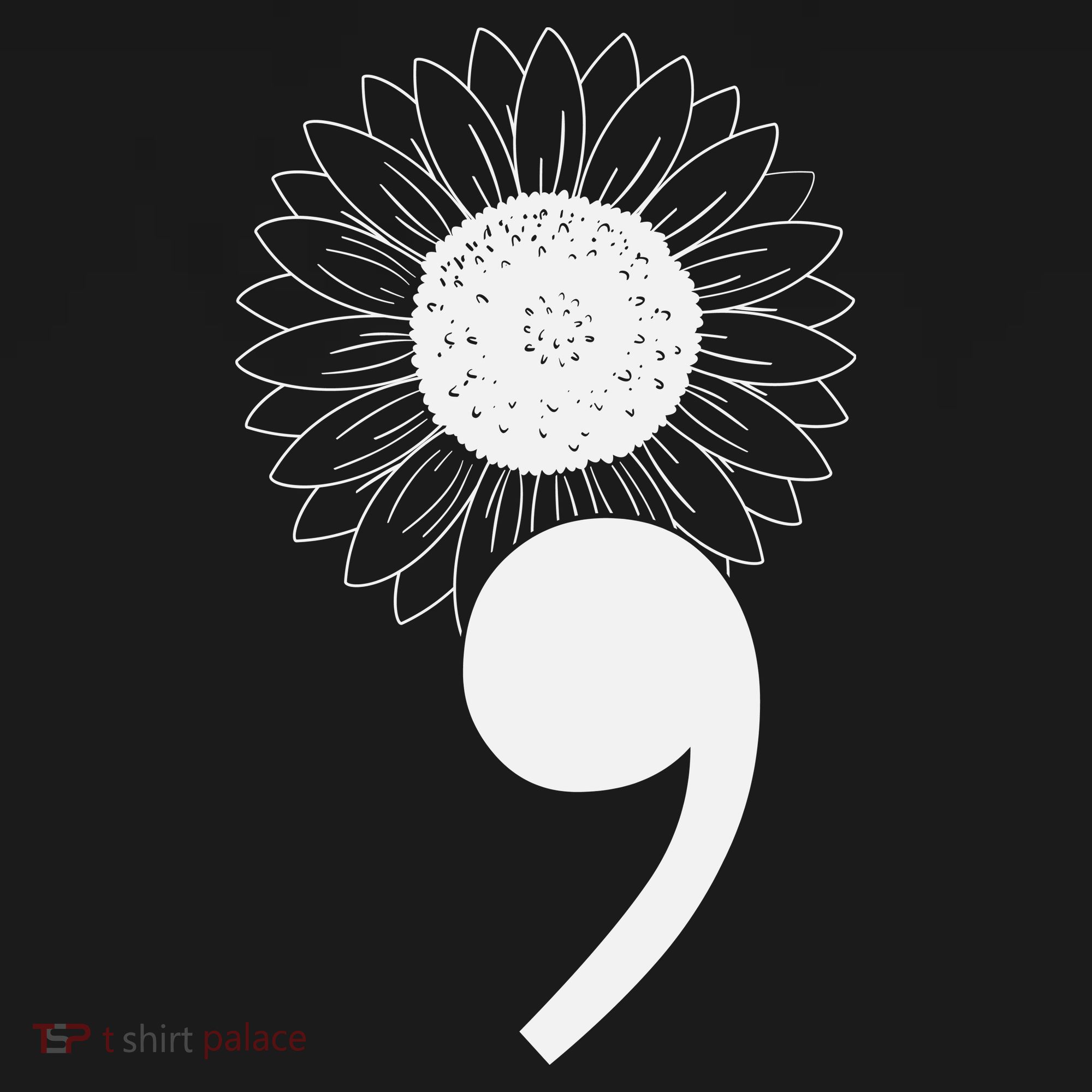 Mental Health Sunflower Semicolon Women's Tank Top