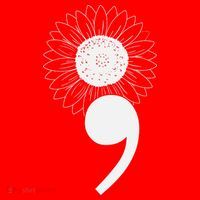 Mental Health Sunflower Semicolon Santa Hat thumb 1