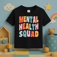 Mental Health Squad Awareness Toddler T-Shirt thumb 3