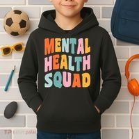 Mental Health Squad Awareness Kids Hoodie thumb 2