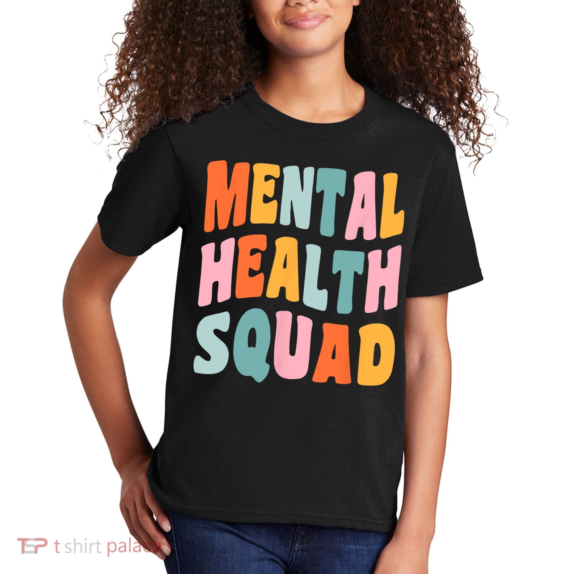 Mental Health Squad Awareness Kids T-Shirt
