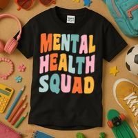 Mental Health Squad Awareness Kids T-Shirt thumb 3