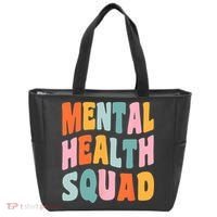 Mental Health Squad Awareness Tote Bag thumb 0