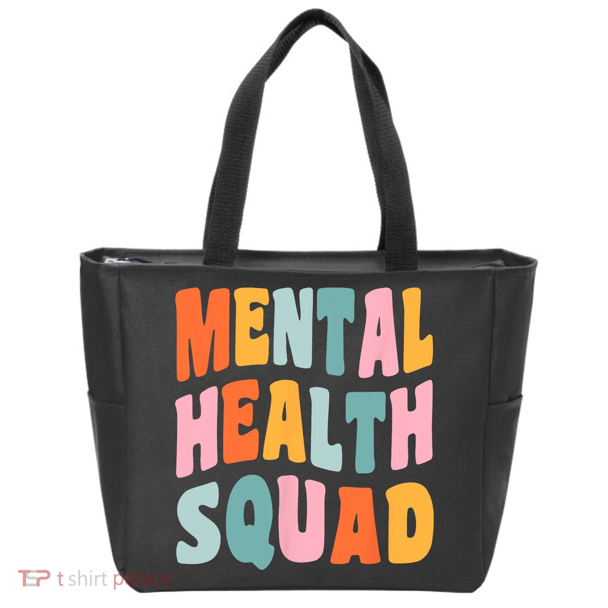Mental Health Squad Awareness Tote Bag