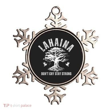 Maui Hawaii Stay Strong Dont Cry Wildfire Lahaina Survivor Ornament