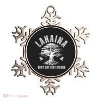Maui Hawaii Stay Strong Dont Cry Wildfire Lahaina Survivor Ornament thumb 0