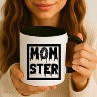 Momster Halloween Spooky Mom Coffee Mug thumb 3