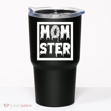 Momster Halloween Spooky Mom Tumbler