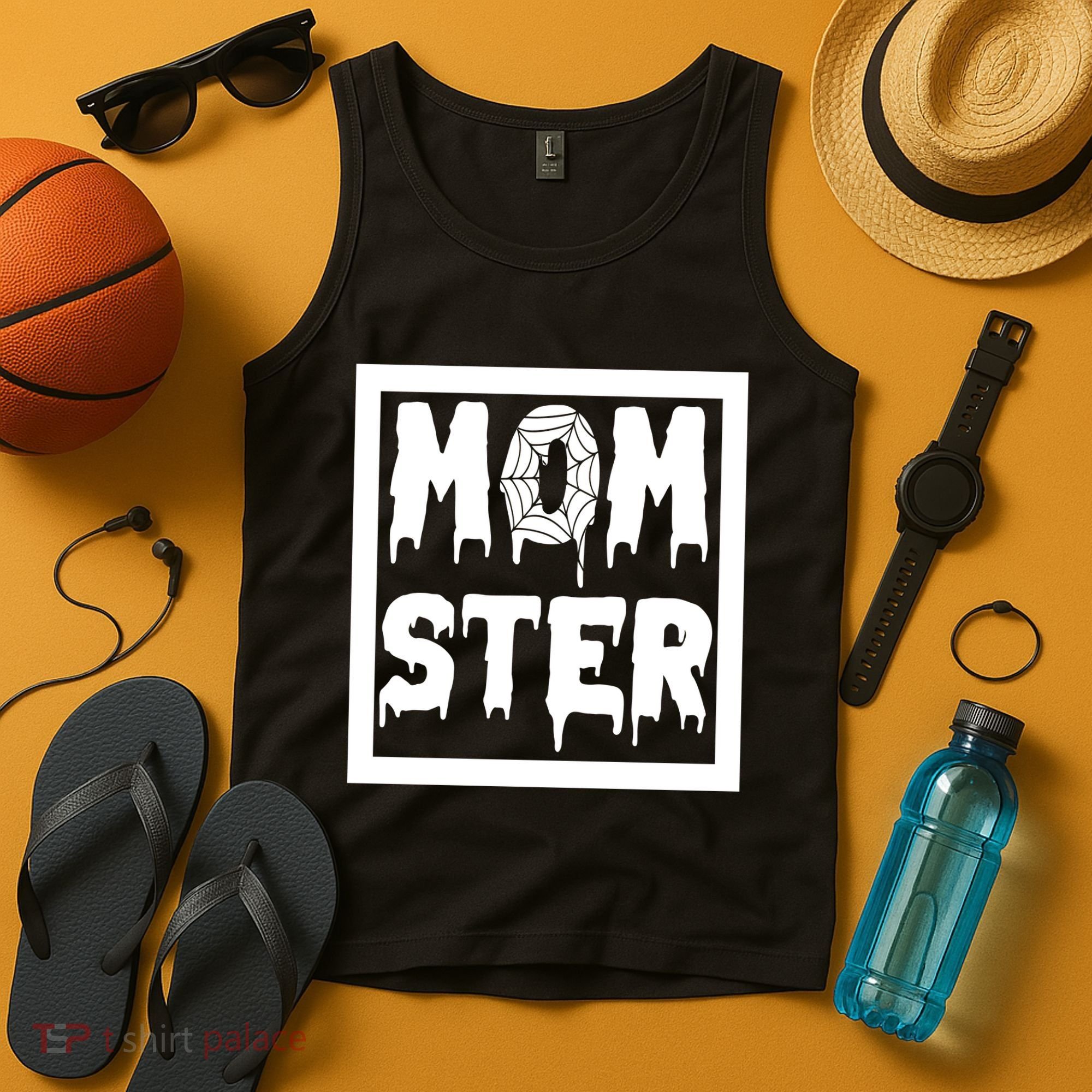 Momster Halloween Spooky Mom Tank Top
