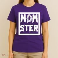 Momster Halloween Spooky Mom T-Shirt thumb 4