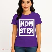 Momster Halloween Spooky Mom Women's T-Shirt thumb 4