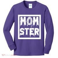 Momster Halloween Spooky Mom Kids Long Sleeve Shirt thumb 0