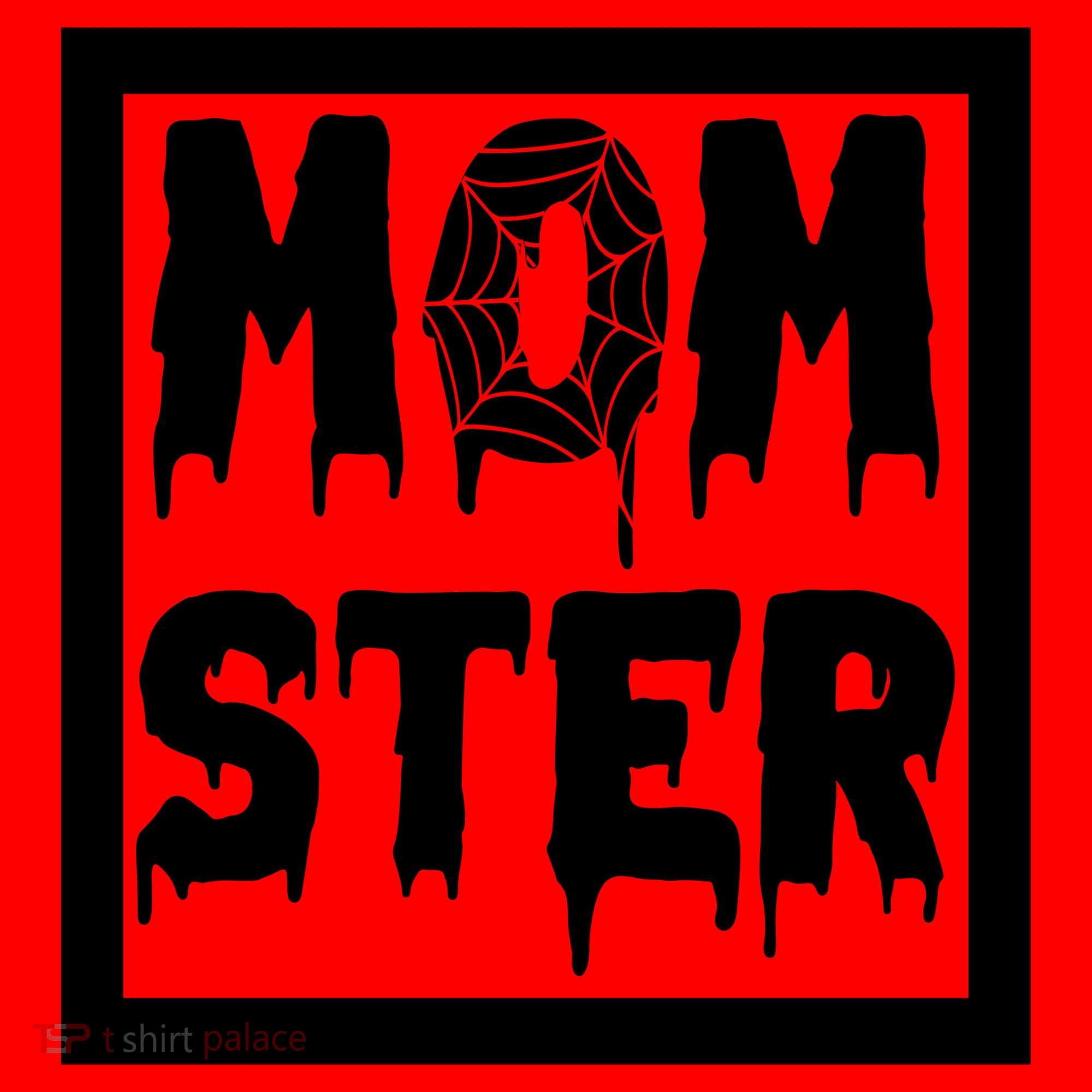 Momster Halloween Spooky Mom Santa Hat