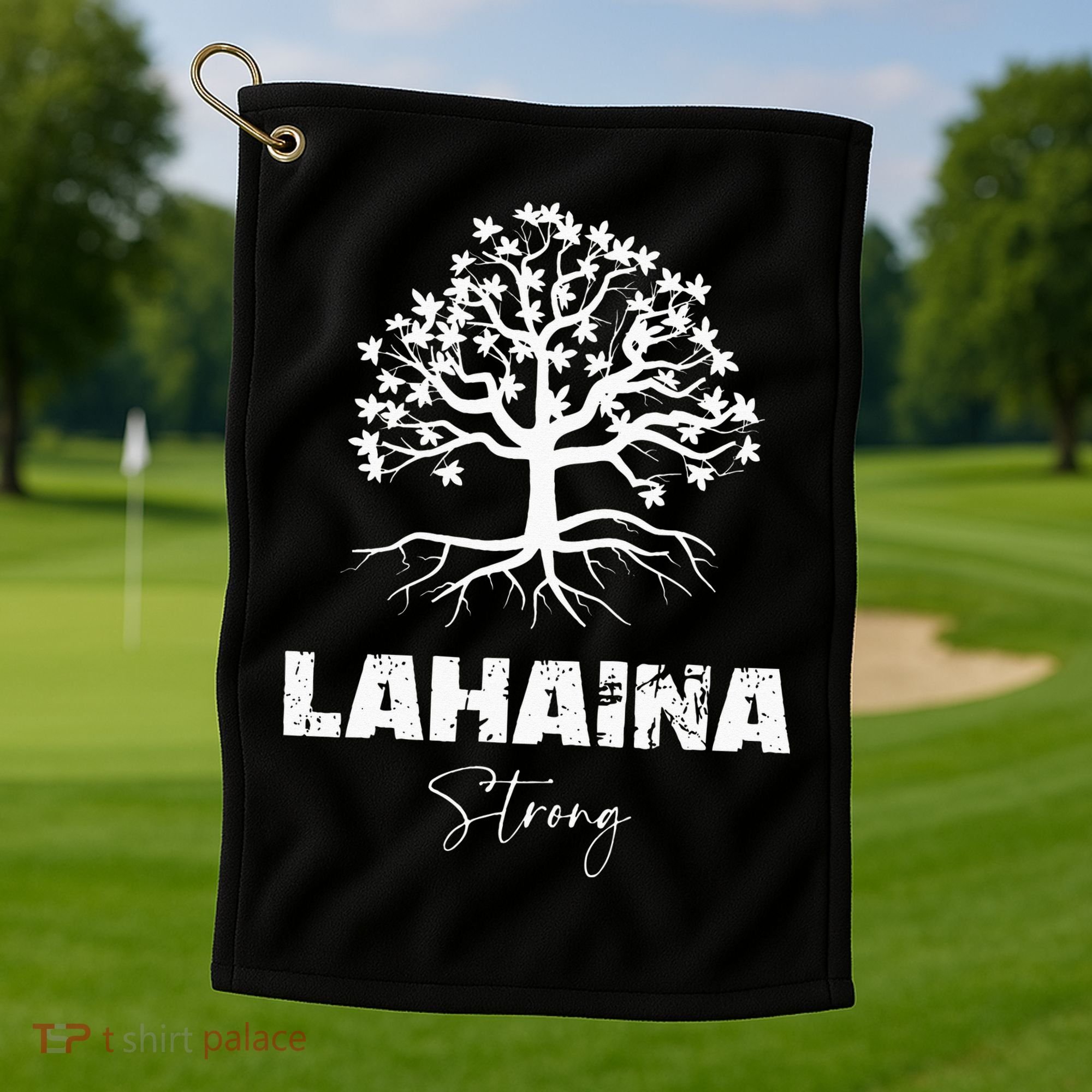 Maui Hawaii Strong Maui Wildfire Lahaina Survivor Golf Towel