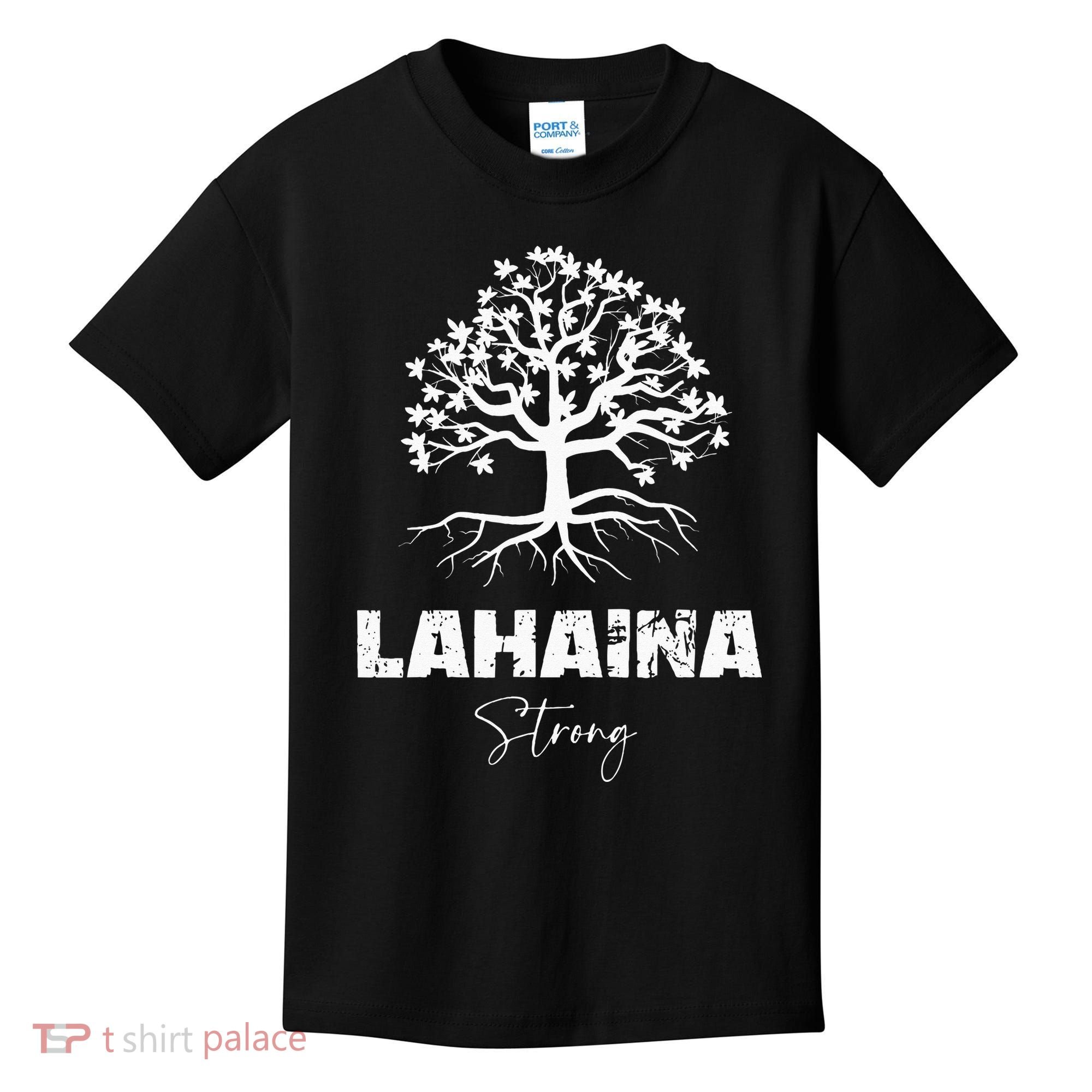 Maui Hawaii Strong Maui Wildfire Lahaina Survivor Kids T-Shirt