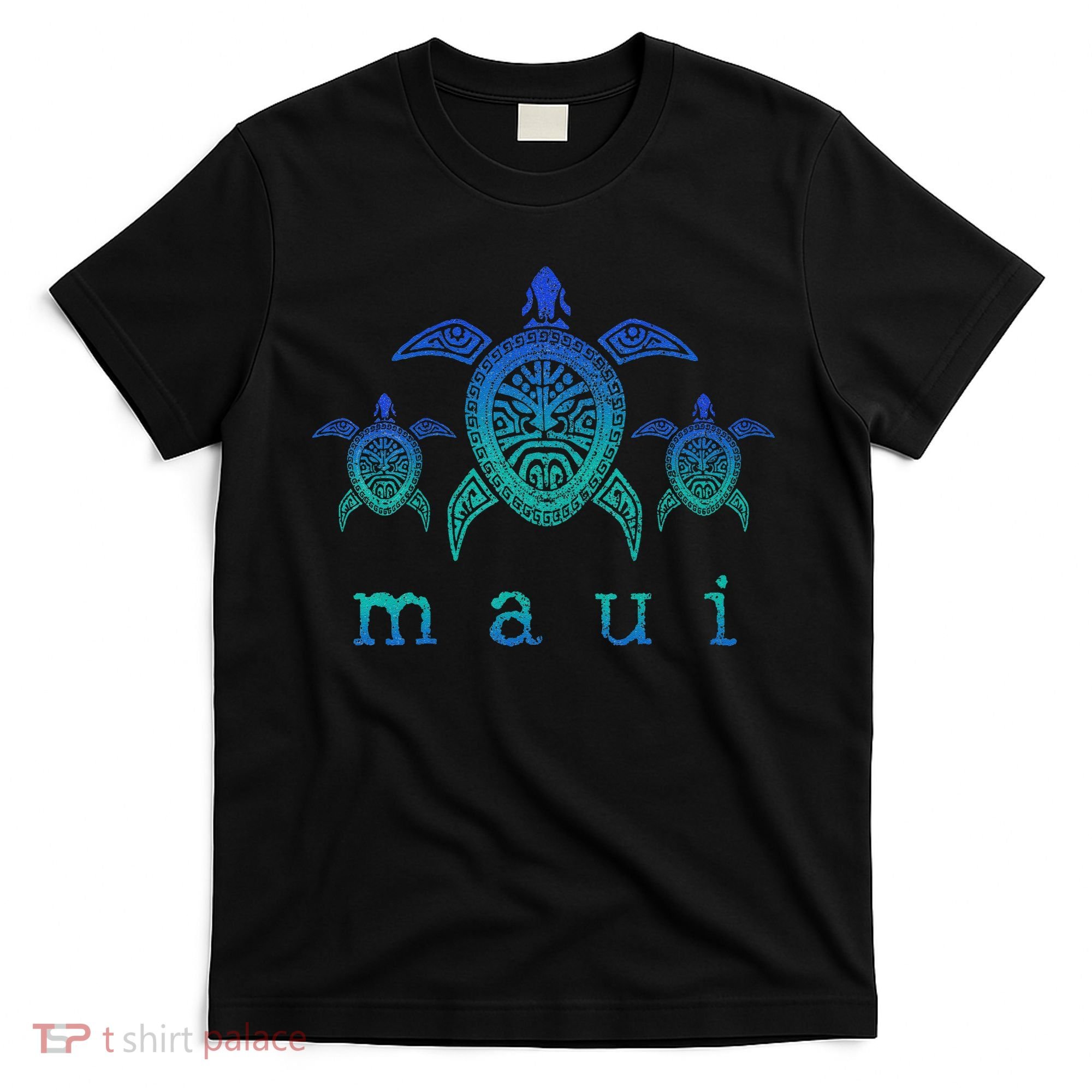 Maui Hawaii Sea Turtles Hawaiian Scuba Diving Souvenir T-Shirt