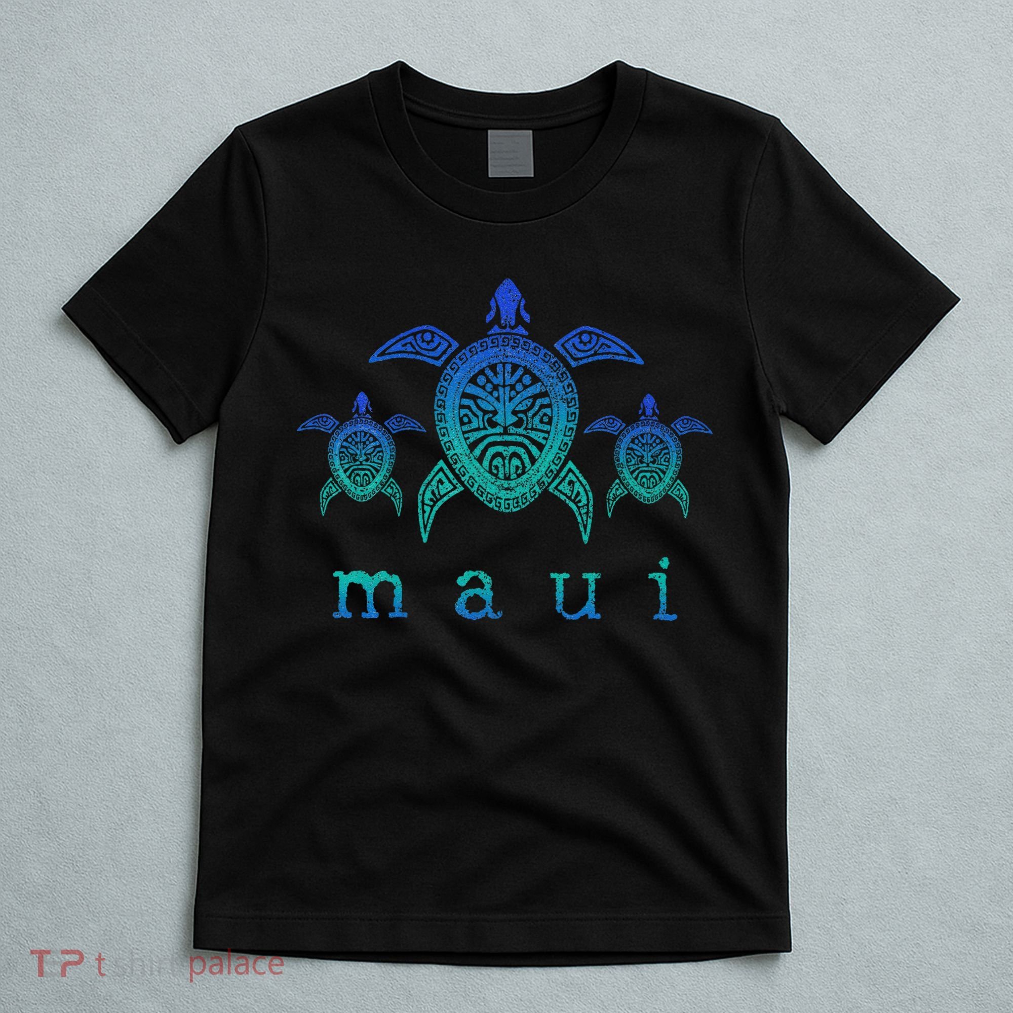 Maui Hawaii Sea Turtles Hawaiian Scuba Diving Souvenir T-Shirt