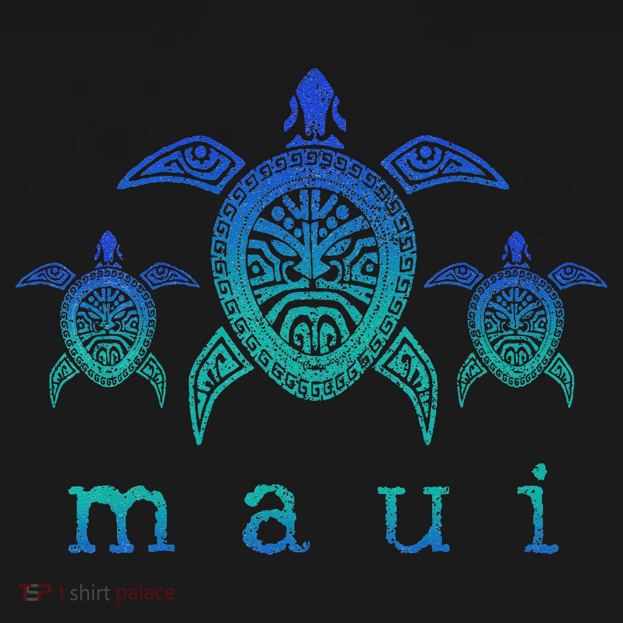 Maui Hawaii Sea Turtles Hawaiian Scuba Diving Souvenir Mousepad