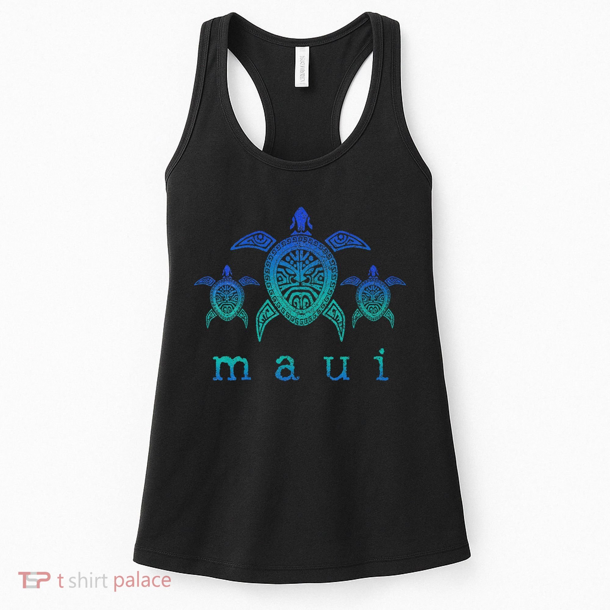 Maui Hawaii Sea Turtles Hawaiian Scuba Diving Souvenir Women's Tank Top