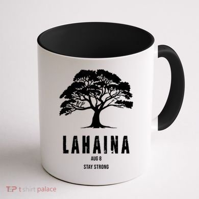 Maui Hawaii Strong Maui Wildfire Lahaina Survivor Coffee Mug back