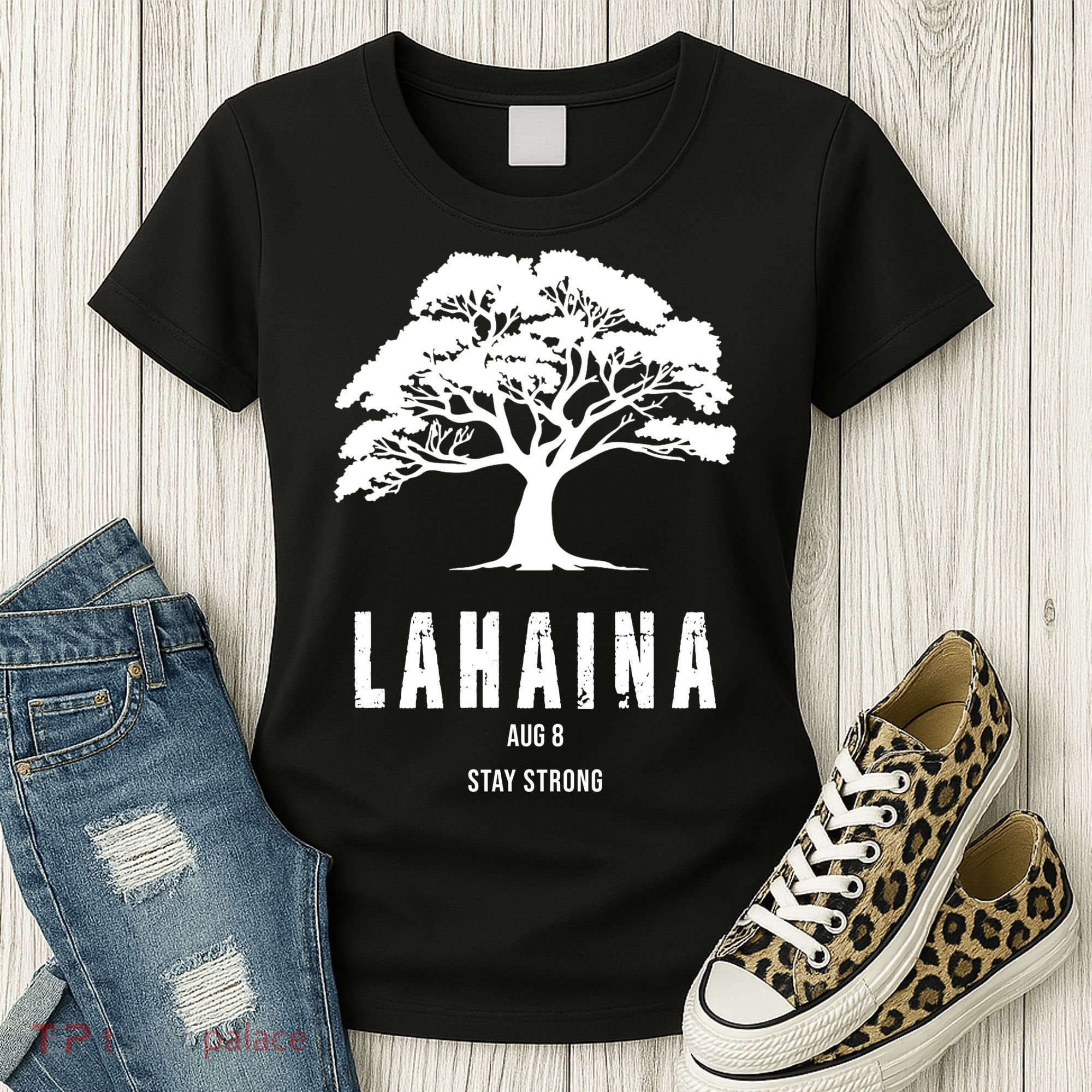 Maui Hawaii Strong Maui Wildfire Lahaina Survivor Women's T-Shirt