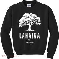 Maui Hawaii Strong Maui Wildfire Lahaina Survivor Kids Sweatshirt thumb 0