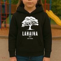 Maui Hawaii Strong Maui Wildfire Lahaina Survivor Kids Hoodie thumb 3