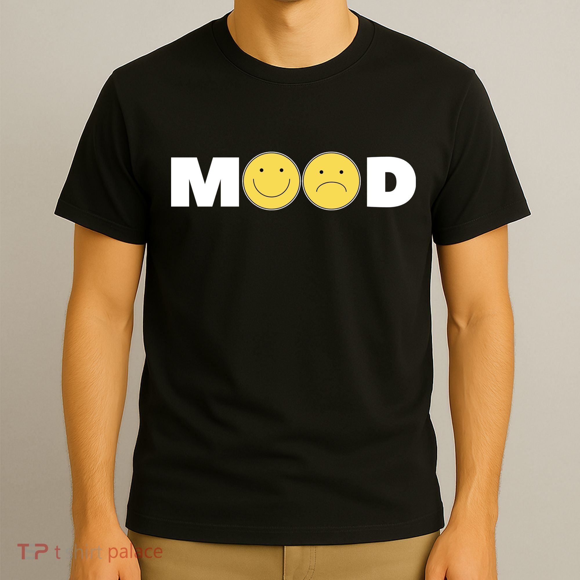 Mood Happy Sad Smile Face T-Shirt