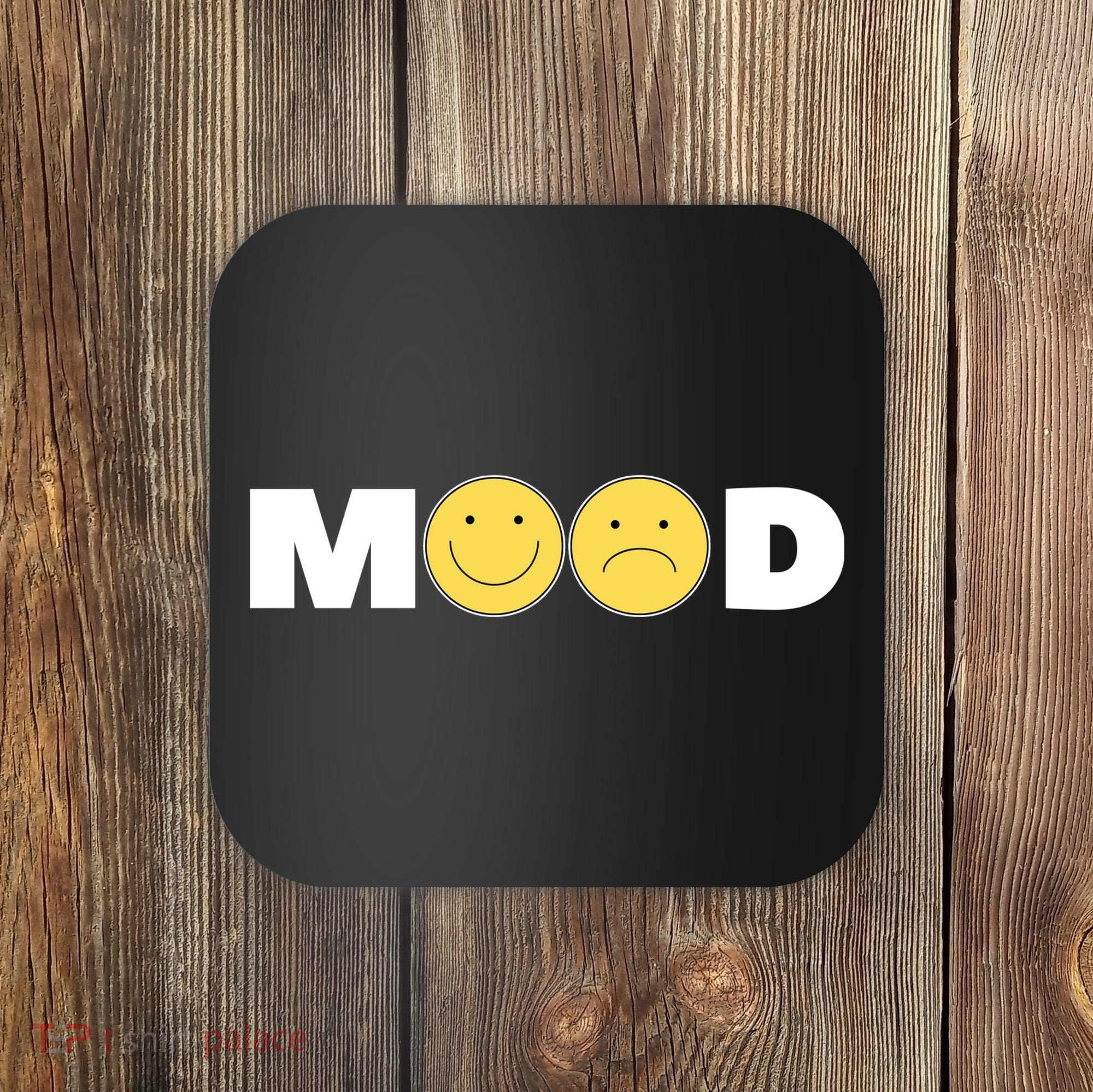 Mood Happy Sad Smile Face Coaster
