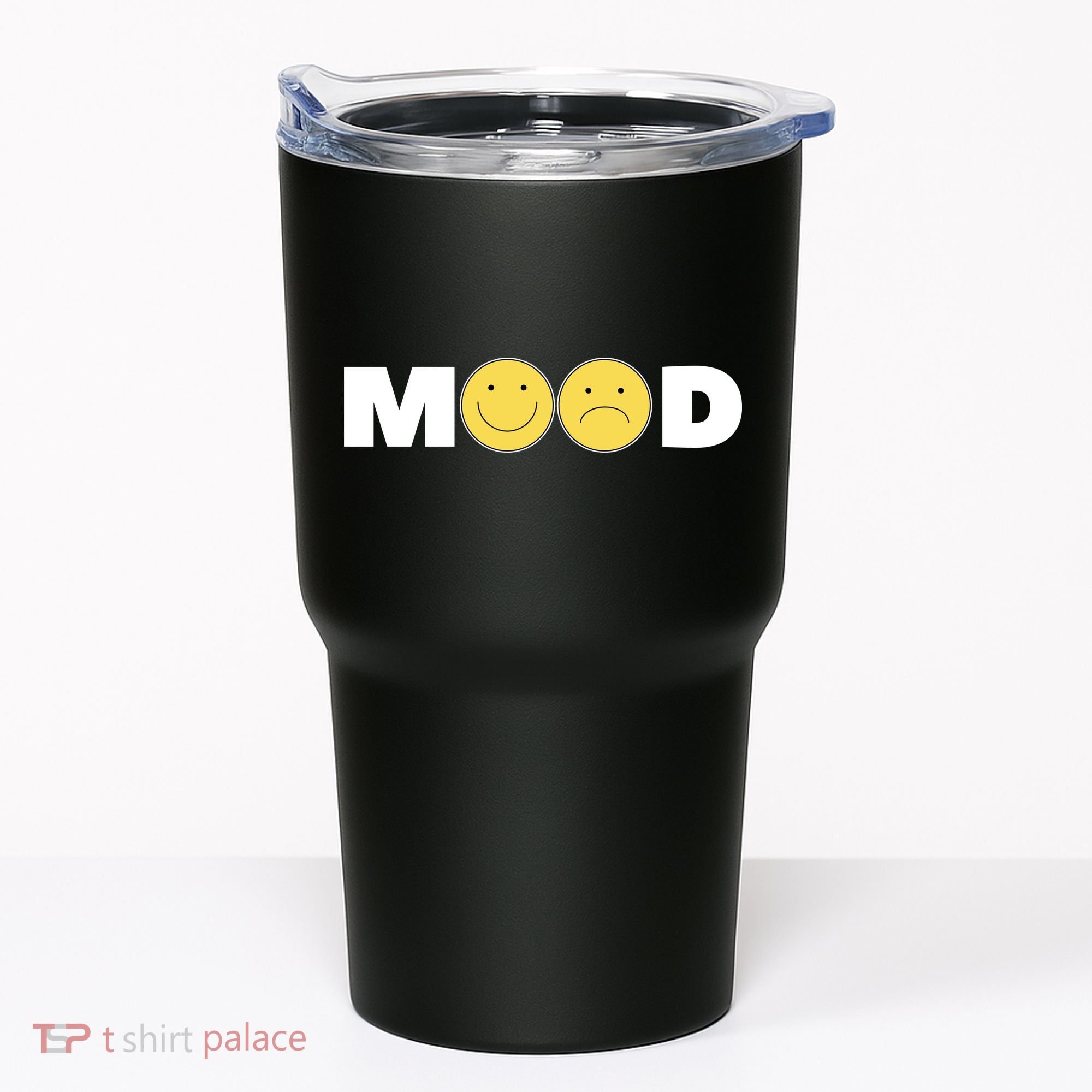 Mood Happy Sad Smile Face Tumbler