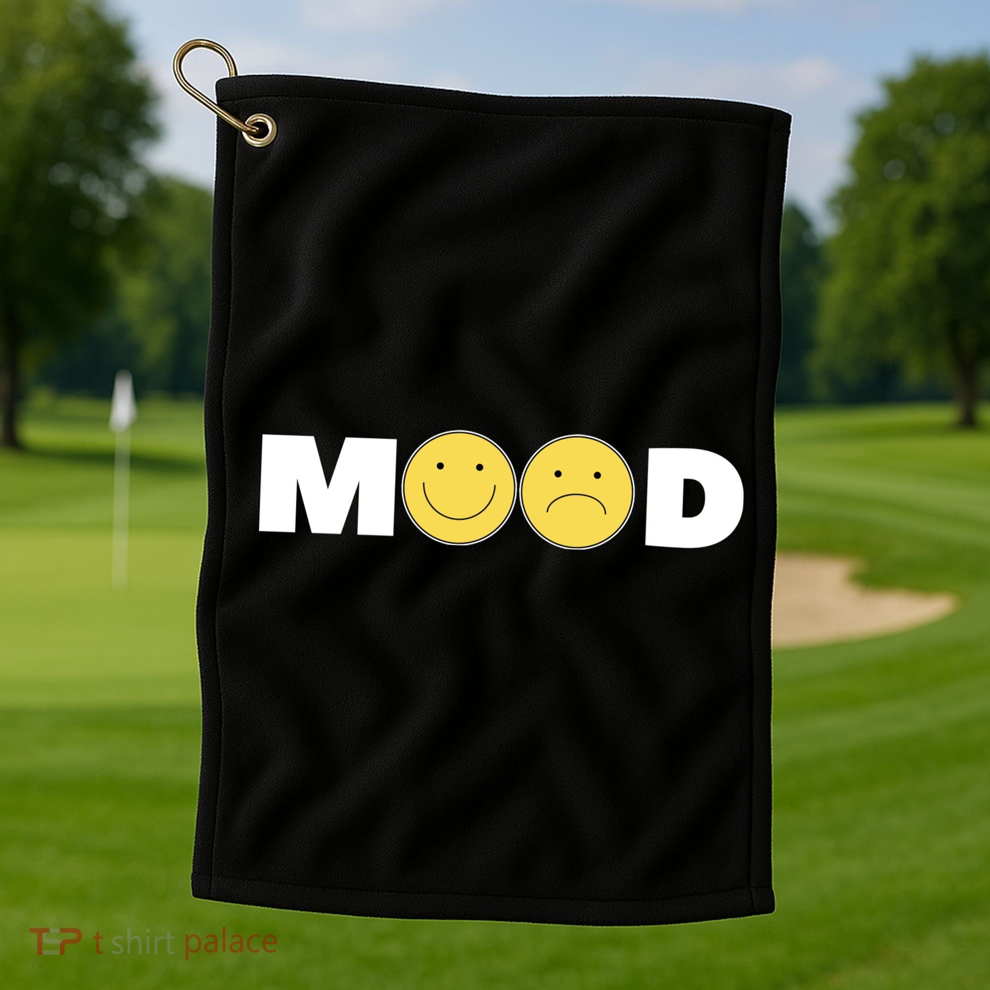 Mood Happy Sad Smile Face Golf Towel